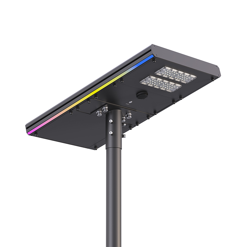 All in one solar street light All in one solar street light