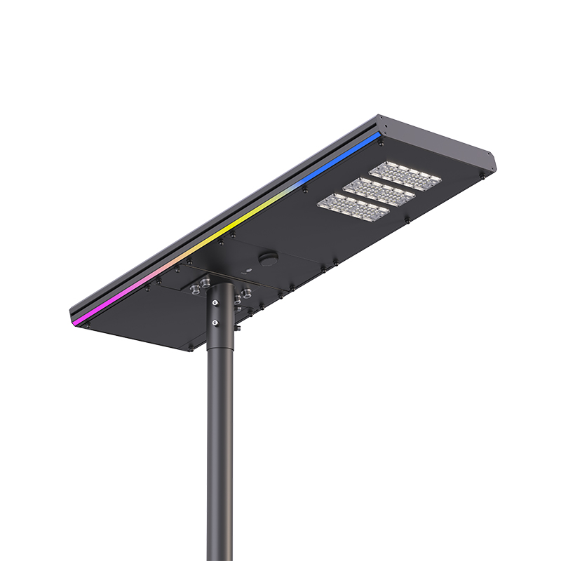 All in one solar street light All in one solar street light