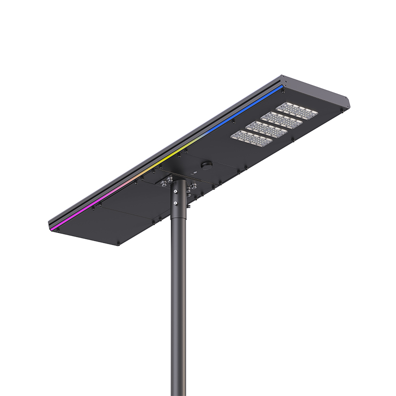 All in one solar street light All in one solar street light